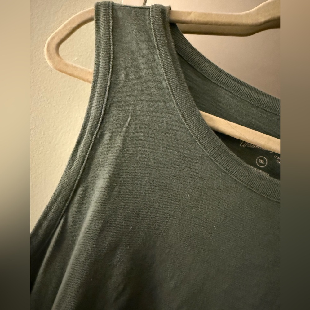 Universal Thread Forest Green Tank Mid Dress - image 4